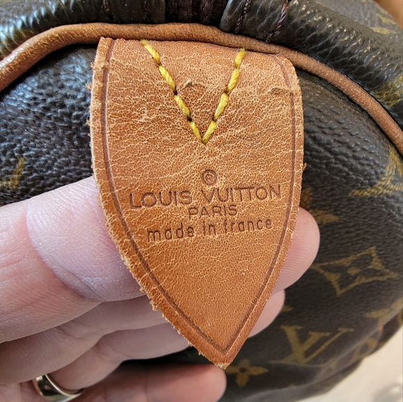 Louis Vuitton Speedy Monogram Satchel Handbag 35cm - Picture 8 of 12